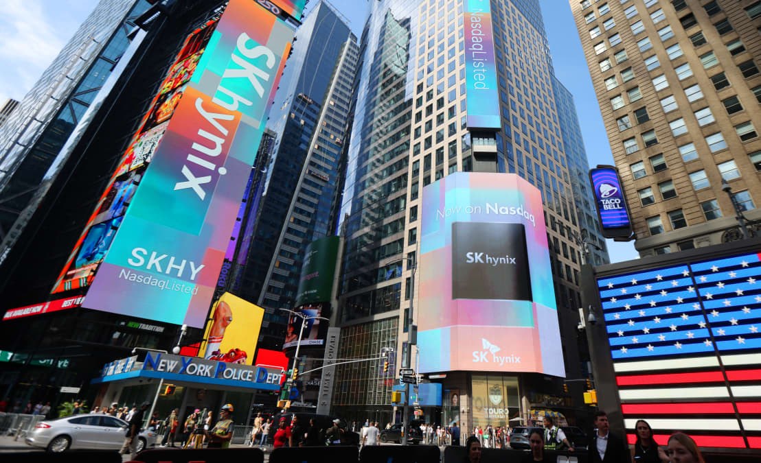 SK Hynix opens at $170 on Nasdaq. Chairman tells CNBC 'demand is enormous'