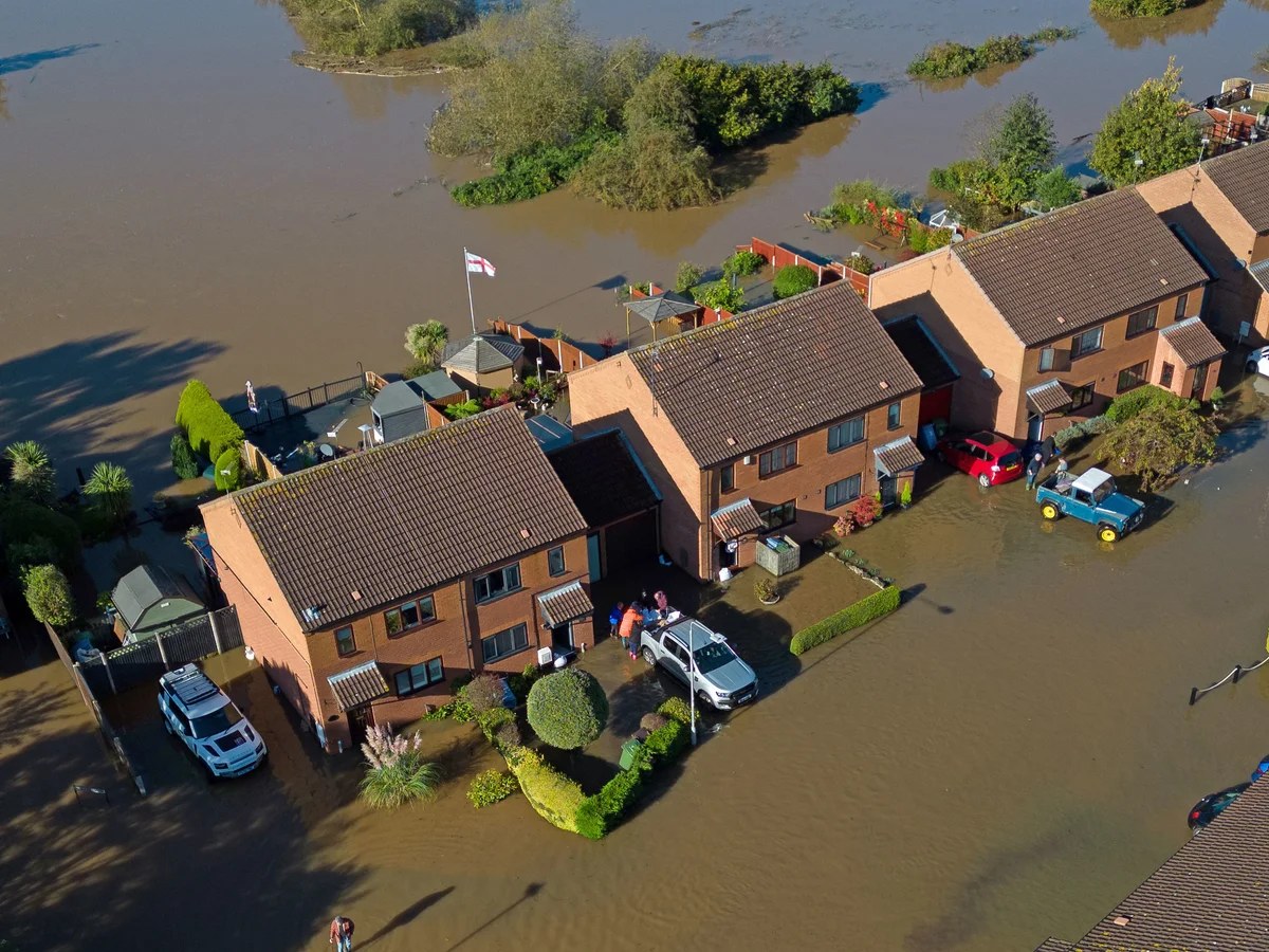 New UK homes in flood-risk areas could become uninsurable, says Aviva boss