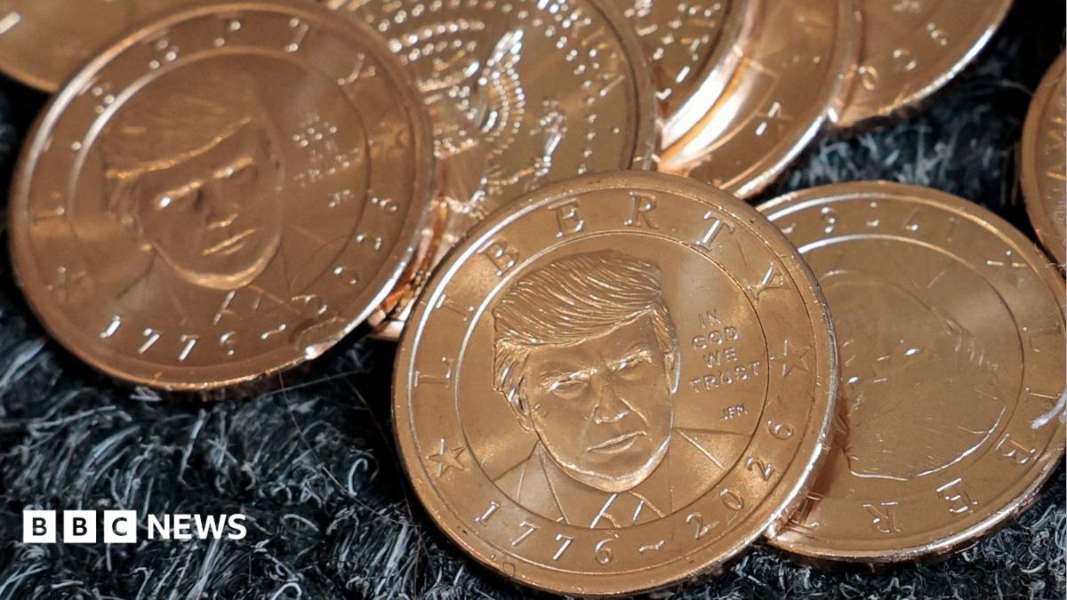 Trump $1 coin makes him first living president on US currency in a century