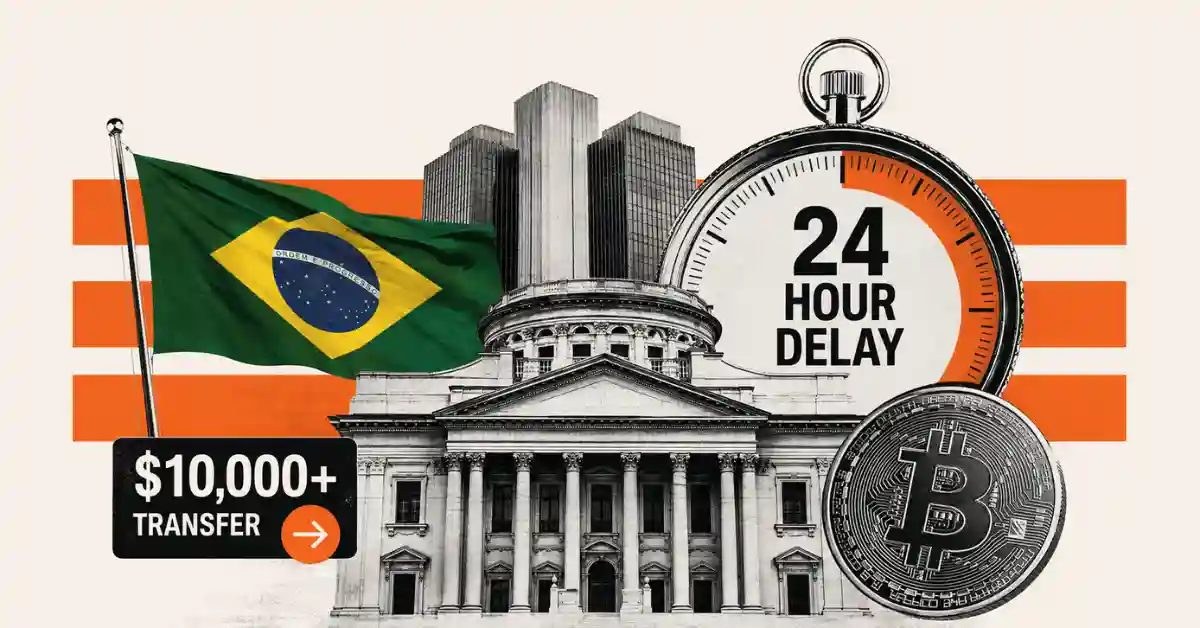 Crypto Regulation News: Brazil Sets 24-Hour Delay for $10,000+ Transfers