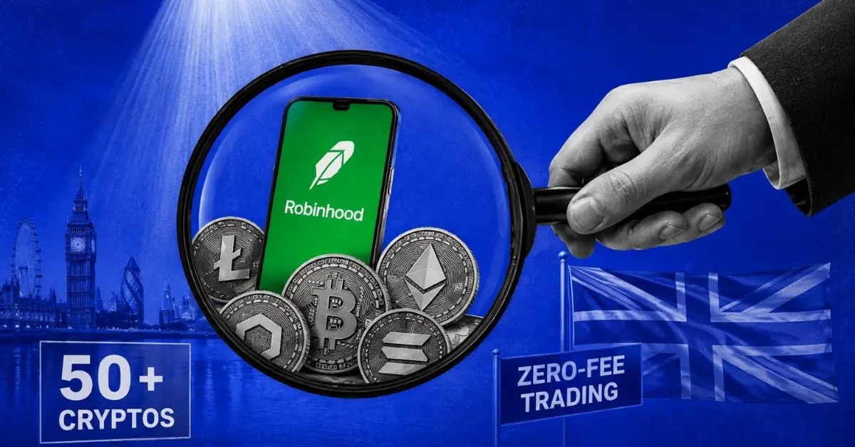 Robinhood Brings 50+ Cryptos to UK With Zero-Fee Trading and AI Tool
