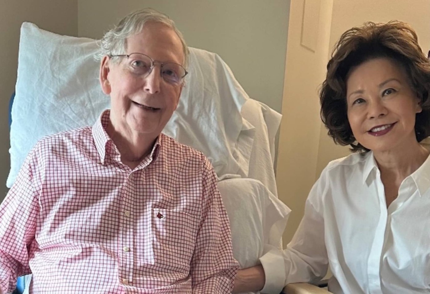 McConnell provides health update after long unexplained absence; says he suffered fall, pneumonia