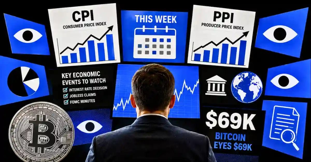 Crypto This Week: CPI, PPI and Key Economic Events to Watch as Bitcoin Eyes $69K